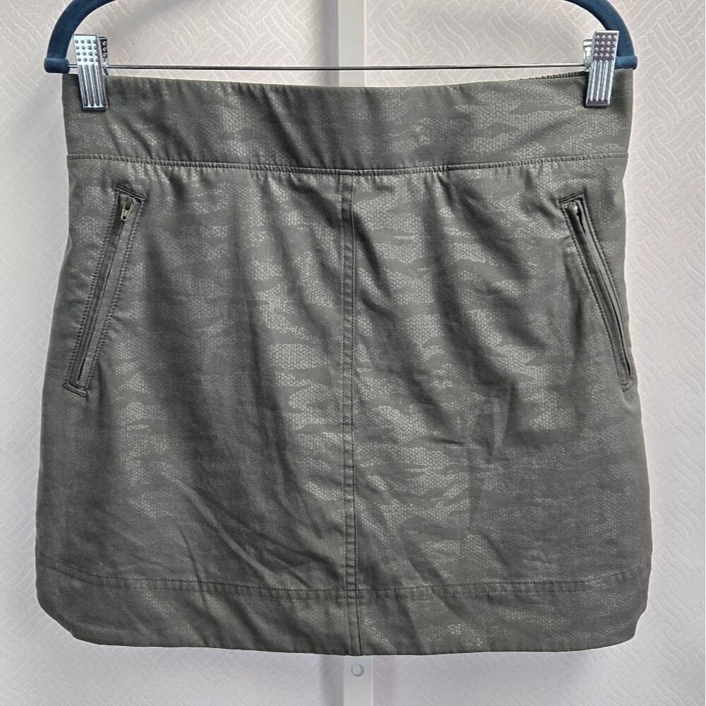 Orvis Elastic Waist Skort Sz S Army Green